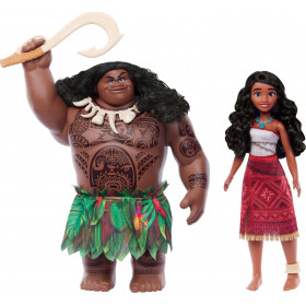 Моана 2 игрушка фигурка игровой набор кукол Моана и Мауи Disney Moana 2 Moana and Maui Doll Set