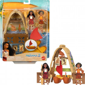 Моана 2 игрушка игровой набор Моана и Лото Disney Moana 2 Moana & Loto’s Playset