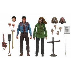 Зловещие мертвецы игрушка фигурка Эш и Шерил Уильямс The Evil Dead Bloody Ash & Cheryl Williams