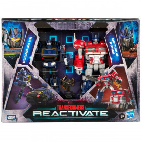 Трансформеры реактив игрушка фигурка Оптимус Прайм и Саундвейв Transformers Reactivate Optimus Prime and Soundwave