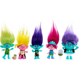 Тролли Группа в сборе игрушка набор фигурок Лучшие друзья Trolls Band Together Pack Dolls Figures
