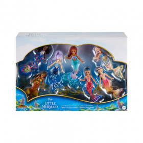 Русалочка 2023 игрушка набор фигурок Ариэль и сестры Disney The Little Mermaid Ariel and Sisters