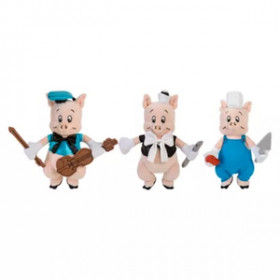 Три поросенка игрушка мягкая плюшевая Ниф Ниф Нуф Нуф и Наф Наф The Three Little Pigs Fiddler Pig Fifer Pig and Practical Pig