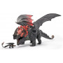 Как приручить дракона игрушка фигурка дракон Красная смерть How To Train Your Dragon movie Red Death Dragon Action Figure