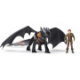 Как приручить дракона игрушка фигурка Беззубик и Икота How To Train Your Dragon movie Toothless Hiccup Figure