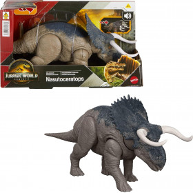 Мир юрского периода Возрождение игрушка фигурка Динозавр Насутоцератопс Jurassic World Rebirth Nasutoceratops Dinosaur Action Figure