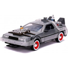 Назад в майбутнє 3 Колекційна модель автомобіля машина часу іграшка Back to The Future Part III Time Machine