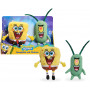 Губка Боб игрушка плюшевая мягкая Губка боб и Планктон SpongeBob's