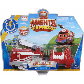 Майти экспресс игрушка красный Могучий экспресс моторизованная Mighty Express Rescue Red