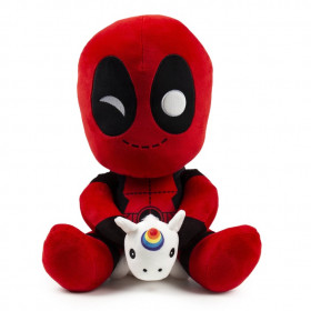 Дэдпул верхом на единороге игрушка плюшевая мягкая Deadpool Marvel