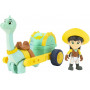 Ранчо динозавров игрушка набор фигурок Мин и Клевер Дино ранчо dino ranch Min and Clover’s