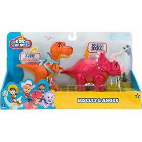 Ранчо динозавров игрушка набор фигурок ТиРекс и Агус Дино ранчо dino ranch T-Rex and Angus