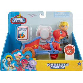 Ранчо динозавров игрушка набор фигурок Джон и Блиц Дино ранчо dino ranch Jon and Blitz