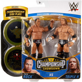 Рестлер Рок та Тріпл Ейч іграшка фігурка ВВЕ WWE Rock Vs Triple H