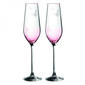 Бокалы для шампанского Royal Albert набор из 2 Розовые