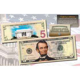 Сувенир подарок Банкнота номиналом пять долларов