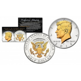Сувенир подарок монета 2016 Кеннеди пол доллара