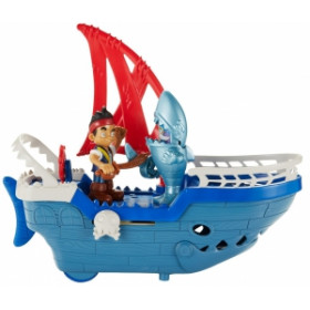 Джейк и Пираты Нетландии игровой набор Морской корабль с акулой