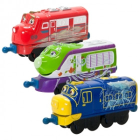 Паровозики из Чаггингтона Chuggington Три паровозика игрушки
