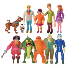 Набор фигурок Скуби ду игрушки фигурки 10 шт Scooby Doo