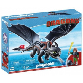 Как приручить дракона игрушка фигурка Икота и Беззубик Playmobil