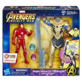 Танос и Железный человек игрушка фигурка Мстители Война бесконечности 