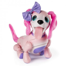 Зуммер Игривый розовый щенок интерактивная собака Zoomer