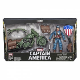 Капитан Америка с мотоциклом игрушка фигурка Captain America