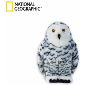 Белая сова игрушка плюшевая мягкая Нэшнл джиогрэфик National Geographic