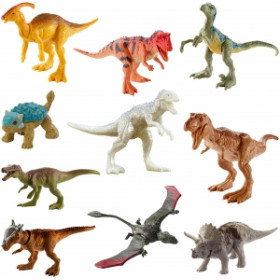 Меловой лагерь набор мини фигурок динозавров camp cretaceous