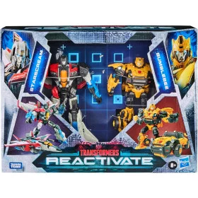 Трансформеры реактив игрушка фигурка Бамблби и Скандалист Transformers Reactivate Bumblebee and Starscream