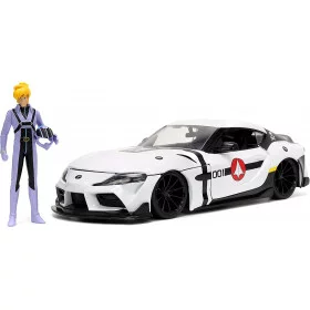 Роботек Рой Фоккер Коллекционная модель автомобиля Тойота Супра Robotech Toyota Supra Car Roy Focker