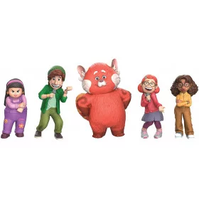 Я краснею набор фигурок игрушек Turning Red