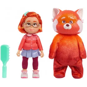 Я краснею игрушка набор фигурок Мэйлин и Панда Turning Red Meilin Lee