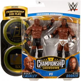 Рестлер Бобби Лэшли и Букер Ти игрушка фигурка ВВЕ WWE Bobby Lashley Vs King Booker