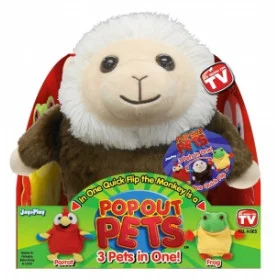Домашние животные джунгли Pop Out Pets Плюшевые игрушки