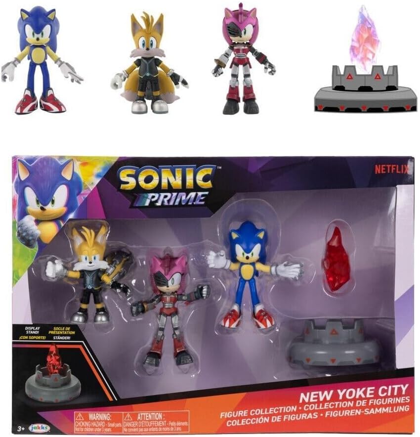 Соник Прайм игрушка набор фигурок Нью Йорк Sonic Prime New York