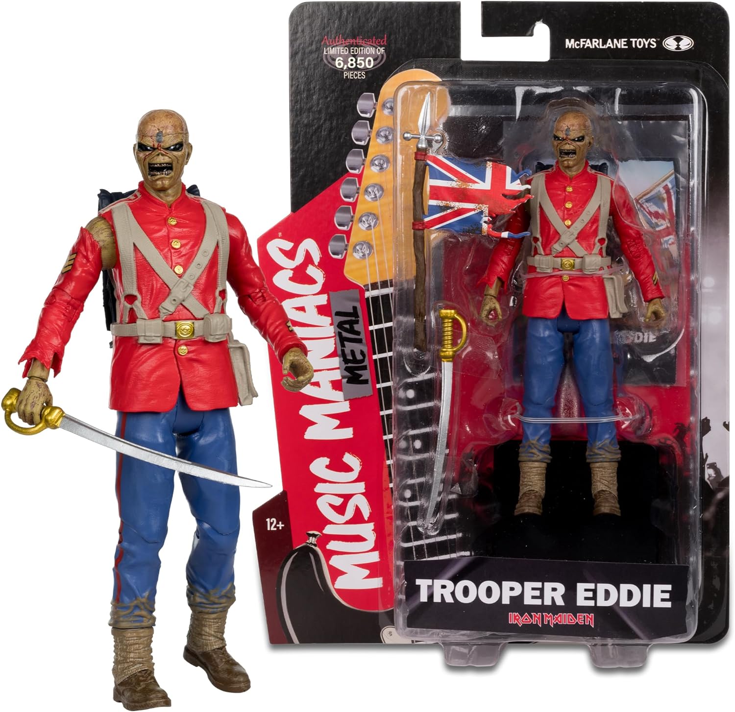 Айрон Мэйден игрушка фигурка Эдди Солдат Iron Maiden The Trooper Eddie