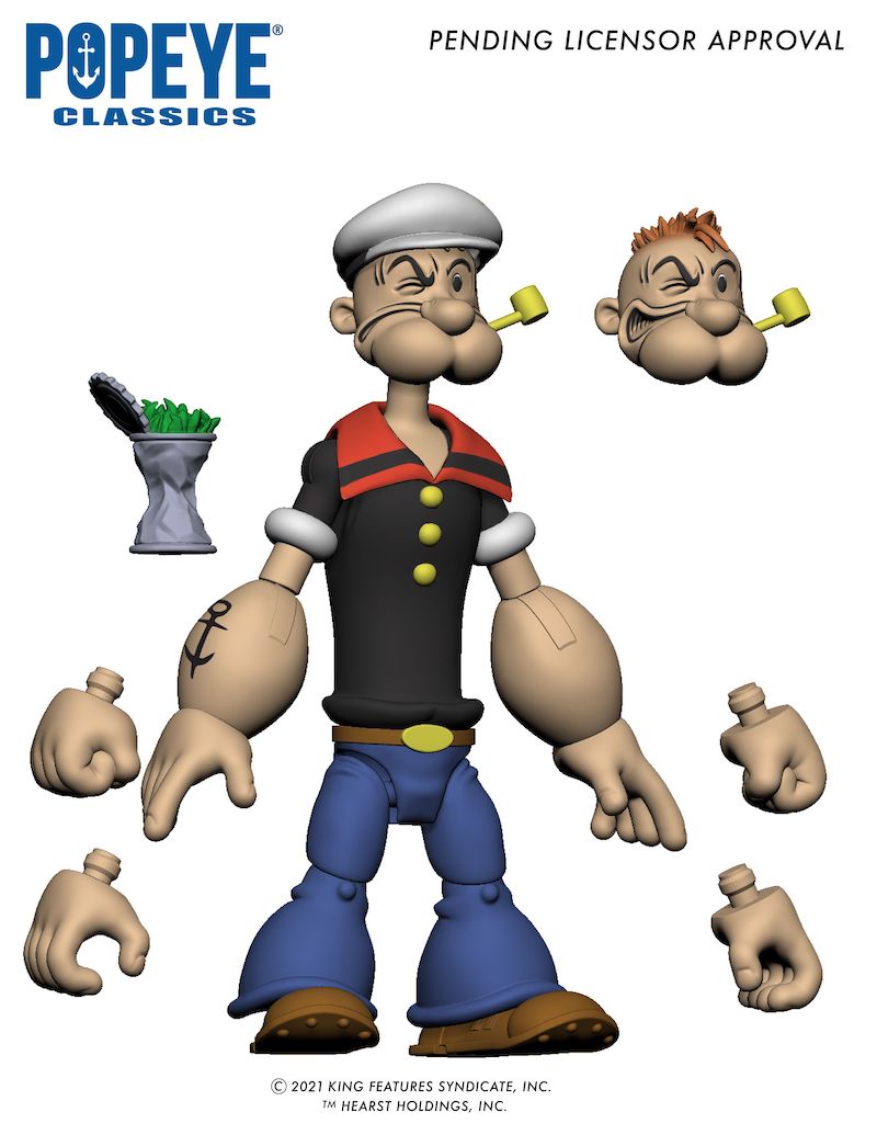 Моряк Попай фигурка игрушка Popeye