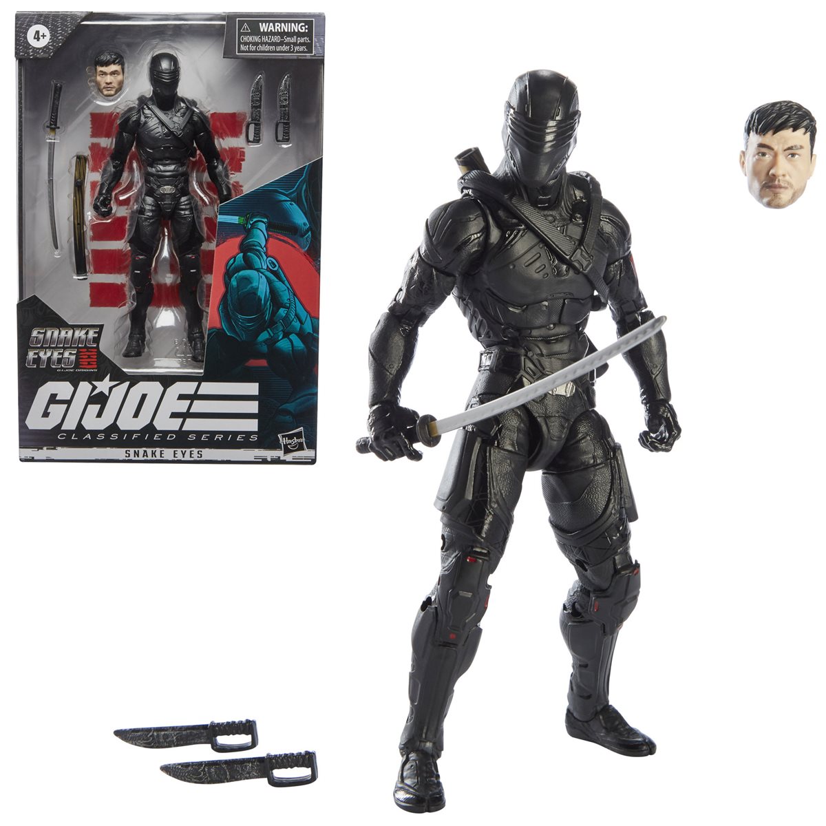 Бросок кобры 3 Глаза Змеи игрушка фигурка Снейк Айз Snake Eyes G.I. Joe  Origins